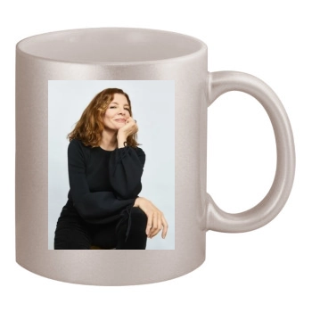 Rene Russo 11oz Metallic Silver Mug