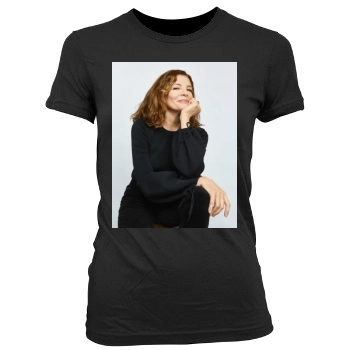 Rene Russo Women's Junior Cut Crewneck T-Shirt