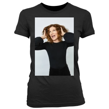 Rene Russo Women's Junior Cut Crewneck T-Shirt