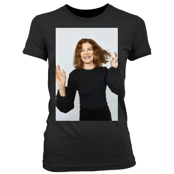 Rene Russo Women's Junior Cut Crewneck T-Shirt