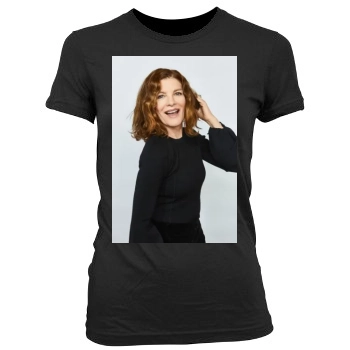 Rene Russo Women's Junior Cut Crewneck T-Shirt