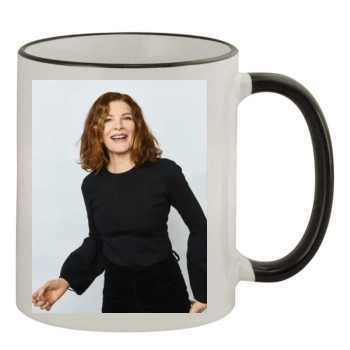 Rene Russo 11oz Colored Rim & Handle Mug