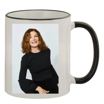 Rene Russo 11oz Colored Rim & Handle Mug