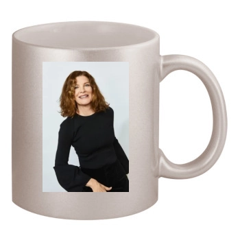 Rene Russo 11oz Metallic Silver Mug