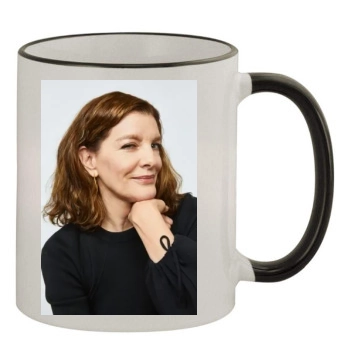 Rene Russo 11oz Colored Rim & Handle Mug