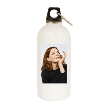 Rene Russo White Water Bottle With Carabiner