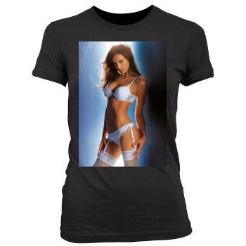 Irina Shayk Women's Junior Cut Crewneck T-Shirt