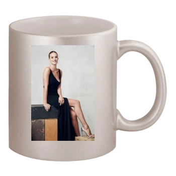 Rosie Huntington-Whiteley 11oz Metallic Silver Mug