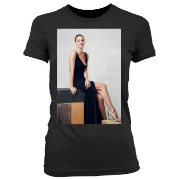 Rosie Huntington-Whiteley Women's Junior Cut Crewneck T-Shirt