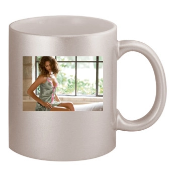 Irina Shayk 11oz Metallic Silver Mug