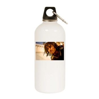 Jake Gyllenhaal White Water Bottle With Carabiner