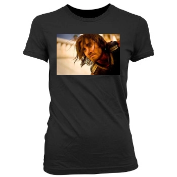 Jake Gyllenhaal Women's Junior Cut Crewneck T-Shirt