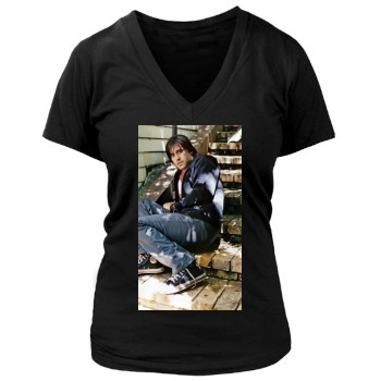 Jared Leto Women's Deep V-Neck TShirt