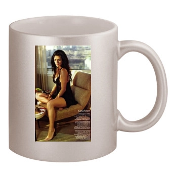 Jessica Szohr 11oz Metallic Silver Mug