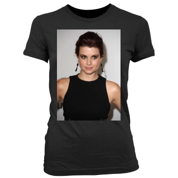 JoAnna Garcia Women's Junior Cut Crewneck T-Shirt