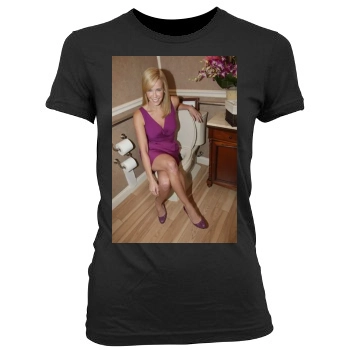 Joanna Krupa Women's Junior Cut Crewneck T-Shirt