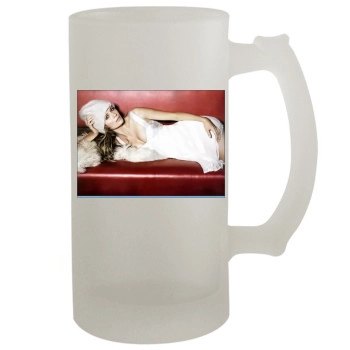 Josie Maran 16oz Frosted Beer Stein