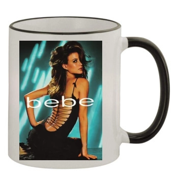 Josie Maran 11oz Colored Rim & Handle Mug