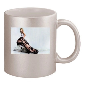 Julia Stegner 11oz Metallic Silver Mug