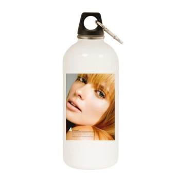 Julia Stegner White Water Bottle With Carabiner