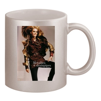 Julia Stegner 11oz Metallic Silver Mug