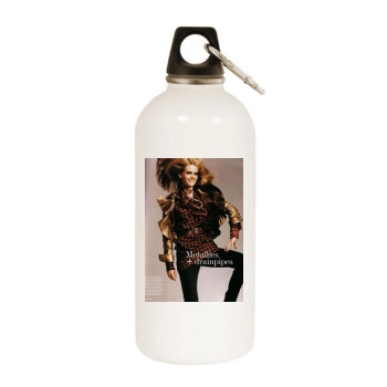 Julia Stegner White Water Bottle With Carabiner