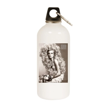 Julia Stegner White Water Bottle With Carabiner