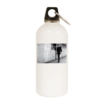 Julia Stegner White Water Bottle With Carabiner