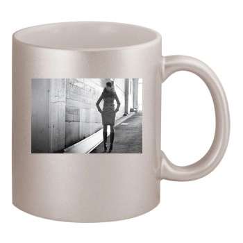 Julia Stegner 11oz Metallic Silver Mug