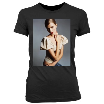 Julia Stegner Women's Junior Cut Crewneck T-Shirt