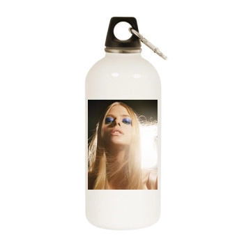 Julia Stegner White Water Bottle With Carabiner