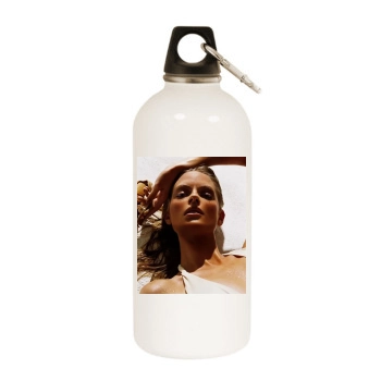 Julia Stegner White Water Bottle With Carabiner