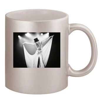 Julia Stegner 11oz Metallic Silver Mug