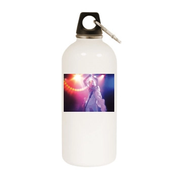 Julia Stegner White Water Bottle With Carabiner