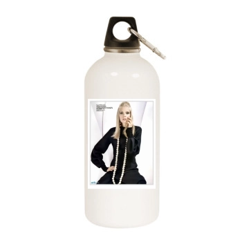 Julia Stegner White Water Bottle With Carabiner