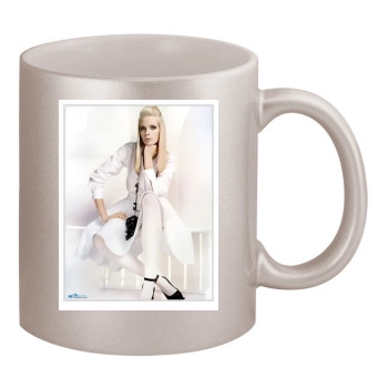 Julia Stegner 11oz Metallic Silver Mug