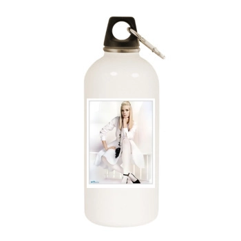 Julia Stegner White Water Bottle With Carabiner