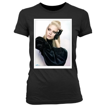 Julia Stegner Women's Junior Cut Crewneck T-Shirt