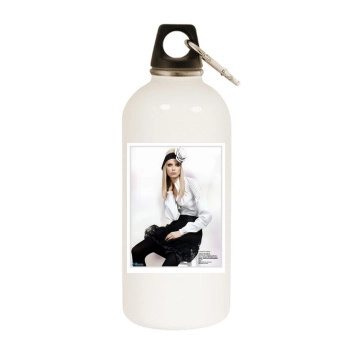 Julia Stegner White Water Bottle With Carabiner