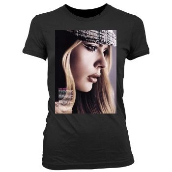 Julia Stegner Women's Junior Cut Crewneck T-Shirt