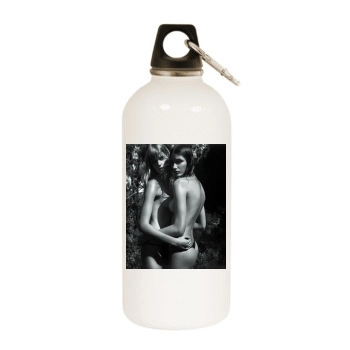 Julia Stegner White Water Bottle With Carabiner