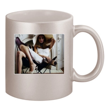 Julia Stegner 11oz Metallic Silver Mug