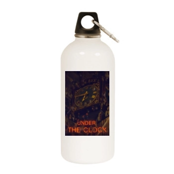 Under the Clock (2018) White Water Bottle With Carabiner