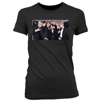 BTS Women's Junior Cut Crewneck T-Shirt