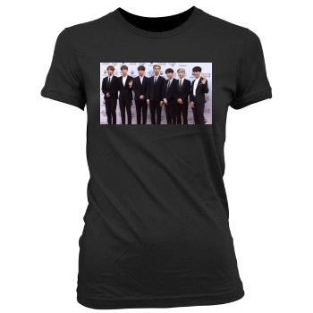 BTS Women's Junior Cut Crewneck T-Shirt