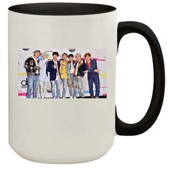 BTS 15oz Colored Inner & Handle Mug