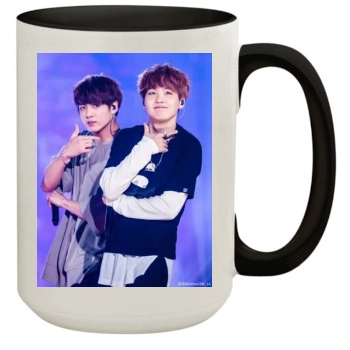 BTS 15oz Colored Inner & Handle Mug