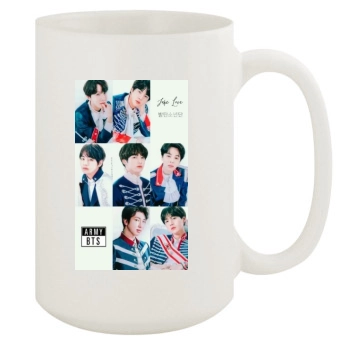 BTS 15oz White Mug