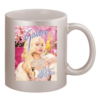 Paris Hilton 11oz Metallic Silver Mug