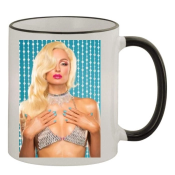 Paris Hilton 11oz Colored Rim & Handle Mug